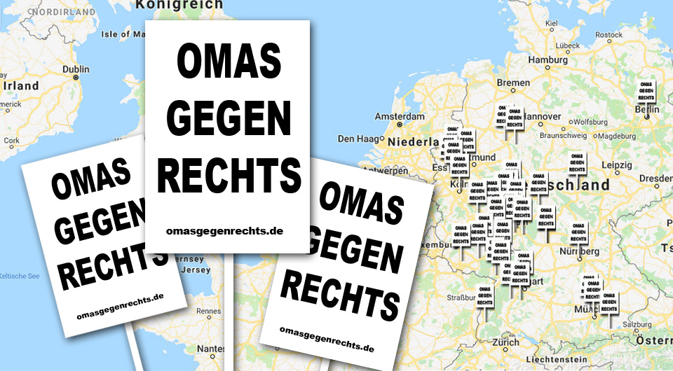 Omas gegen Rechts - Regionalgruppen Deutschland 2018