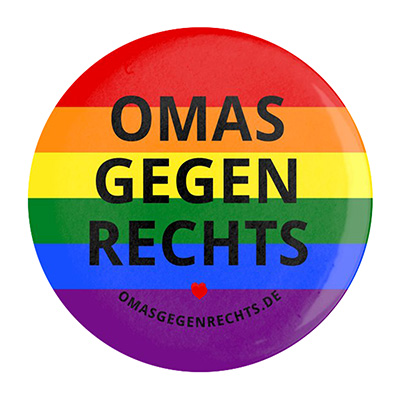 Omas-Gegen-Rechts-Regenbogen-Rainbow-Button-Anstecker